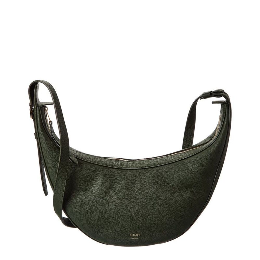 Khaite Augustina Small Leather Hobo Bag